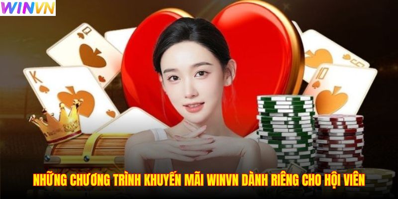 Những chương trình khuyến mãi WINVN dành riêng cho hội viên